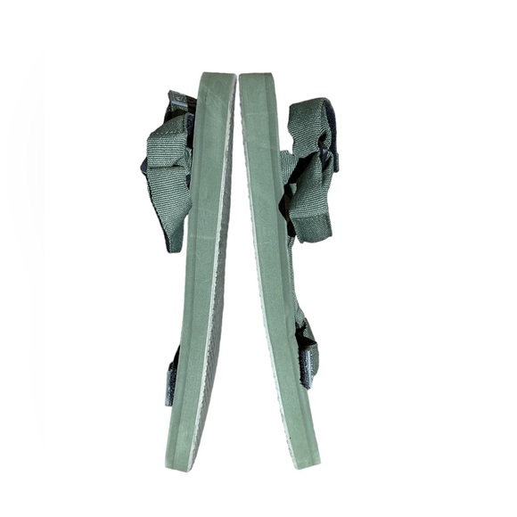 1786- MNG MANGO Army Green Velcro Men’s Sandals size 12 - Picture 3 of 7